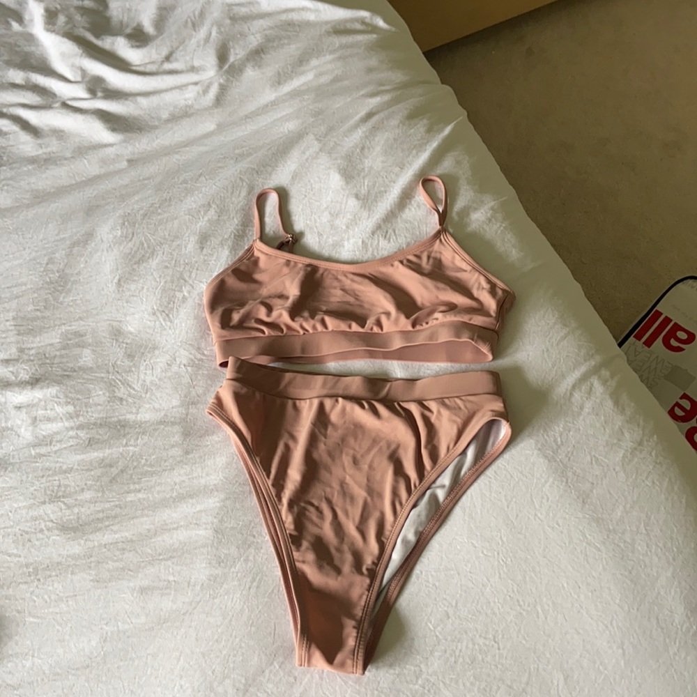 Blush Hugh waisted bikini set